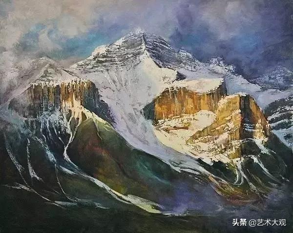 外国女画家油画风景作品清新,琳达油画作品欣赏