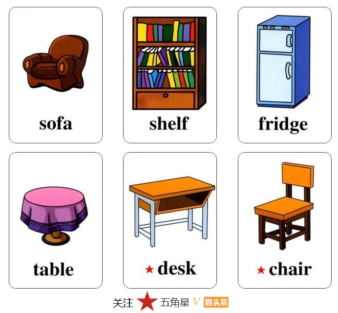 小学三年级英语单词识图卡,少儿英语看图片学单词工具篇