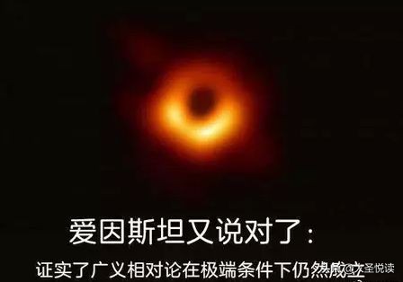 咦？原来你是这样色儿的黑洞！哈哈——