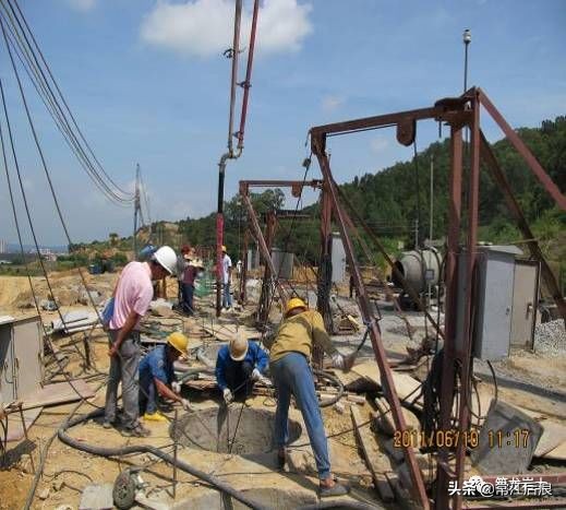 各种基础桩的施工工艺,旋挖桩基础施工工艺