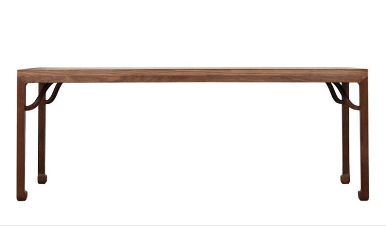 经典中式实木茶桌椅组合,茶室放罗汉床与茶桌茶椅搭配效果