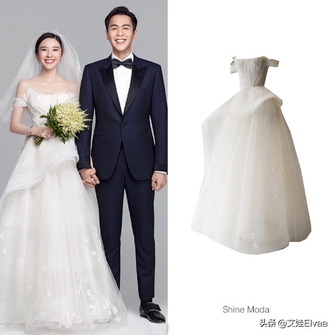 唐艺昕张若昀结婚礼服,张若昀唐艺昕同款婚纱照