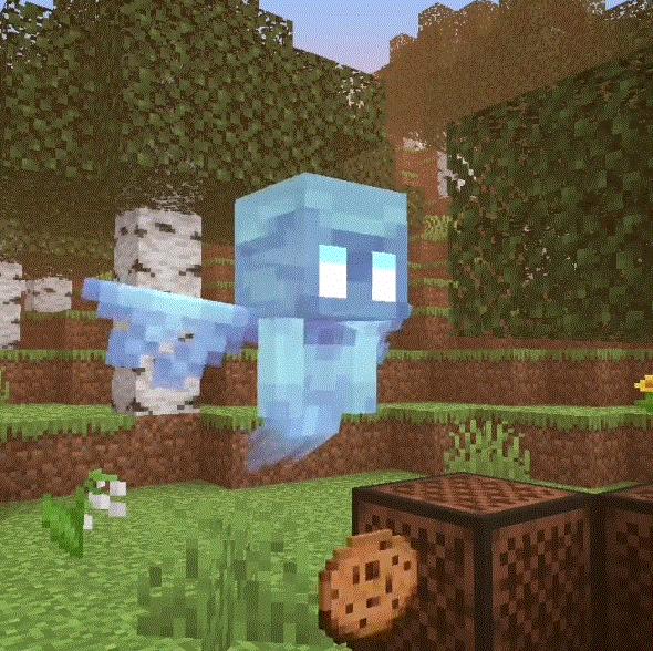 我的世界：详解新生物“轻灵”！喜欢音乐、收集物品、会飞的精灵