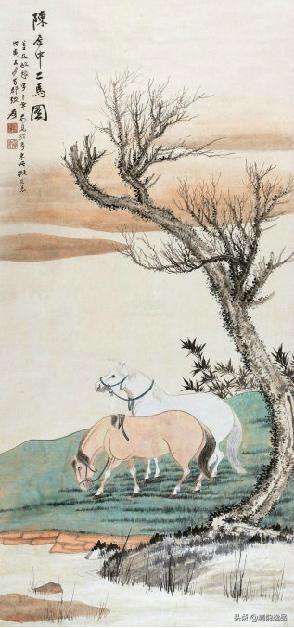 张大千最著名的动物画,张大千画写意的录像