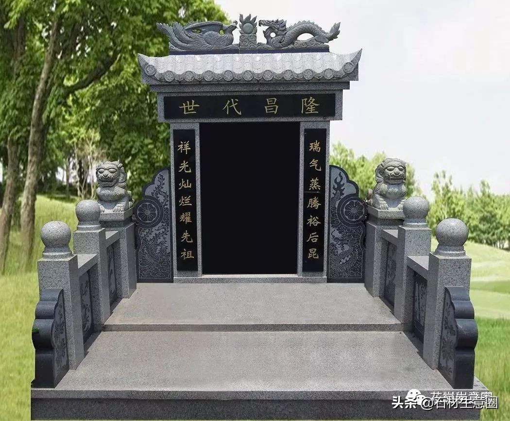 墓碑石材产地及价格,100种墓碑图片