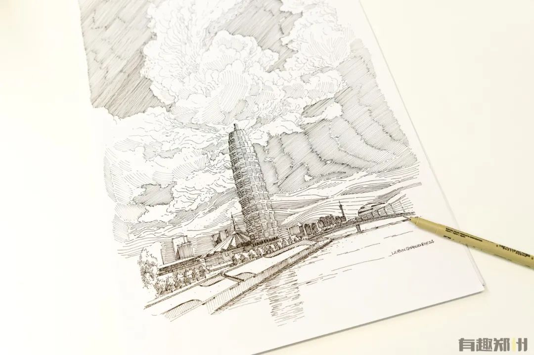 80后设计师用400张手绘，定格郑州记忆