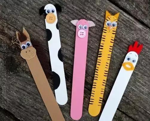 自制书签简单又漂亮三年级,护眼自制创意书签