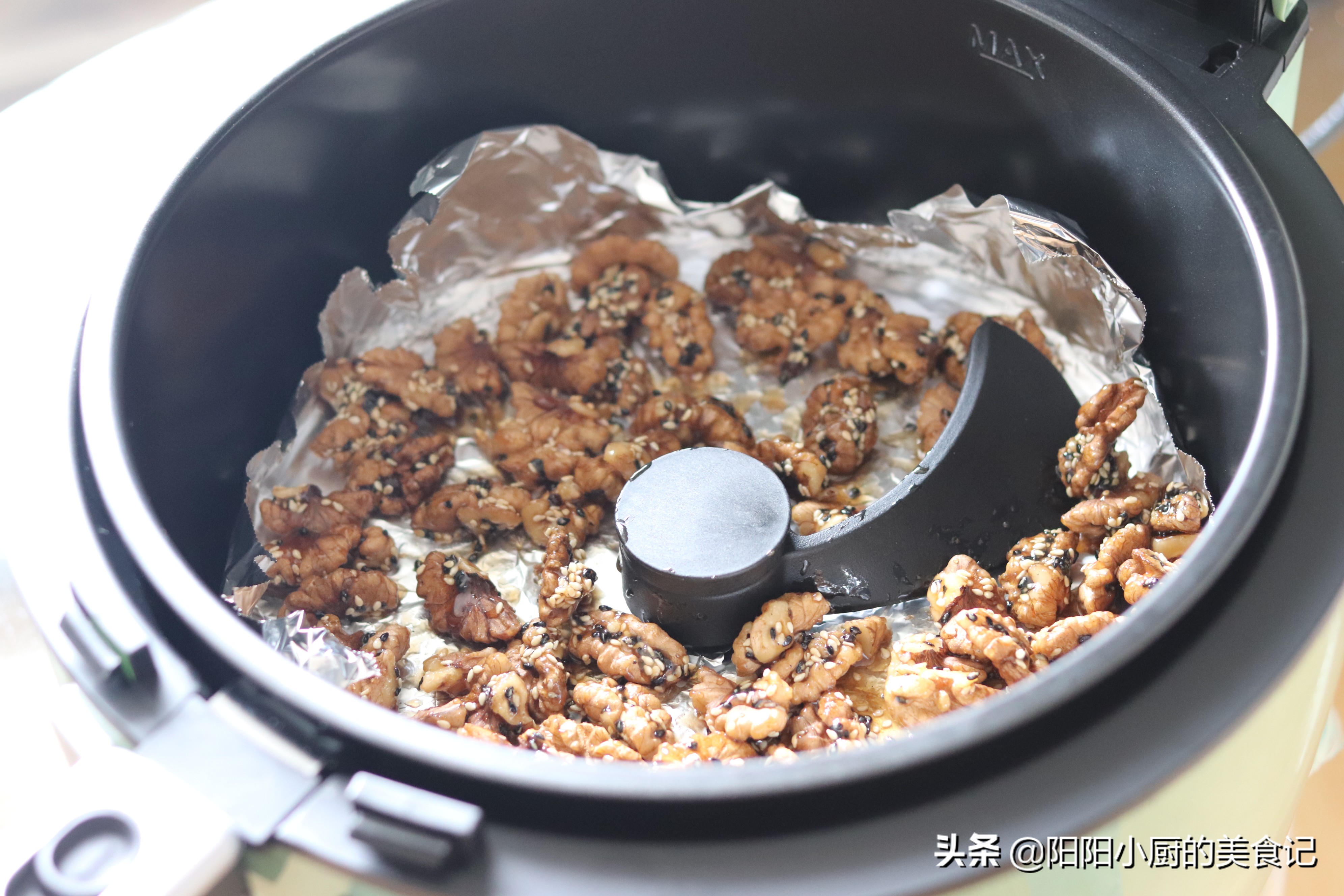 怎么做琥珀核桃酥脆不粘牙,空气炸锅做琥珀核桃怎么样不粘牙