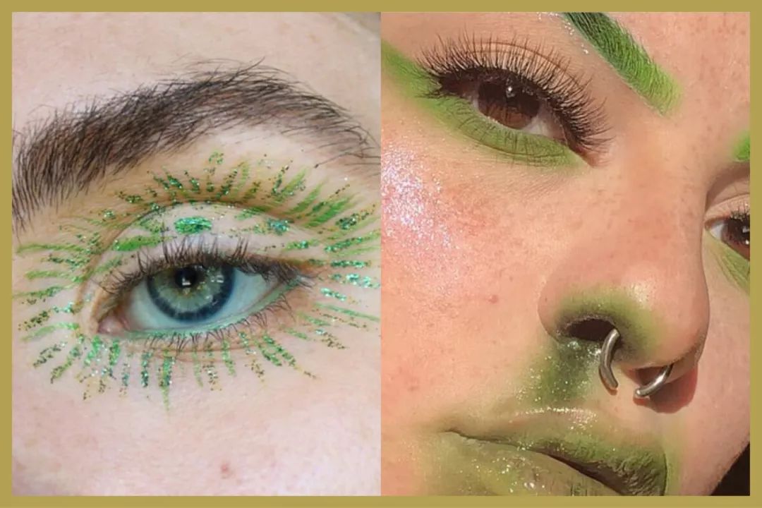 黑黄皮牛油果绿试色,清透显白裸色