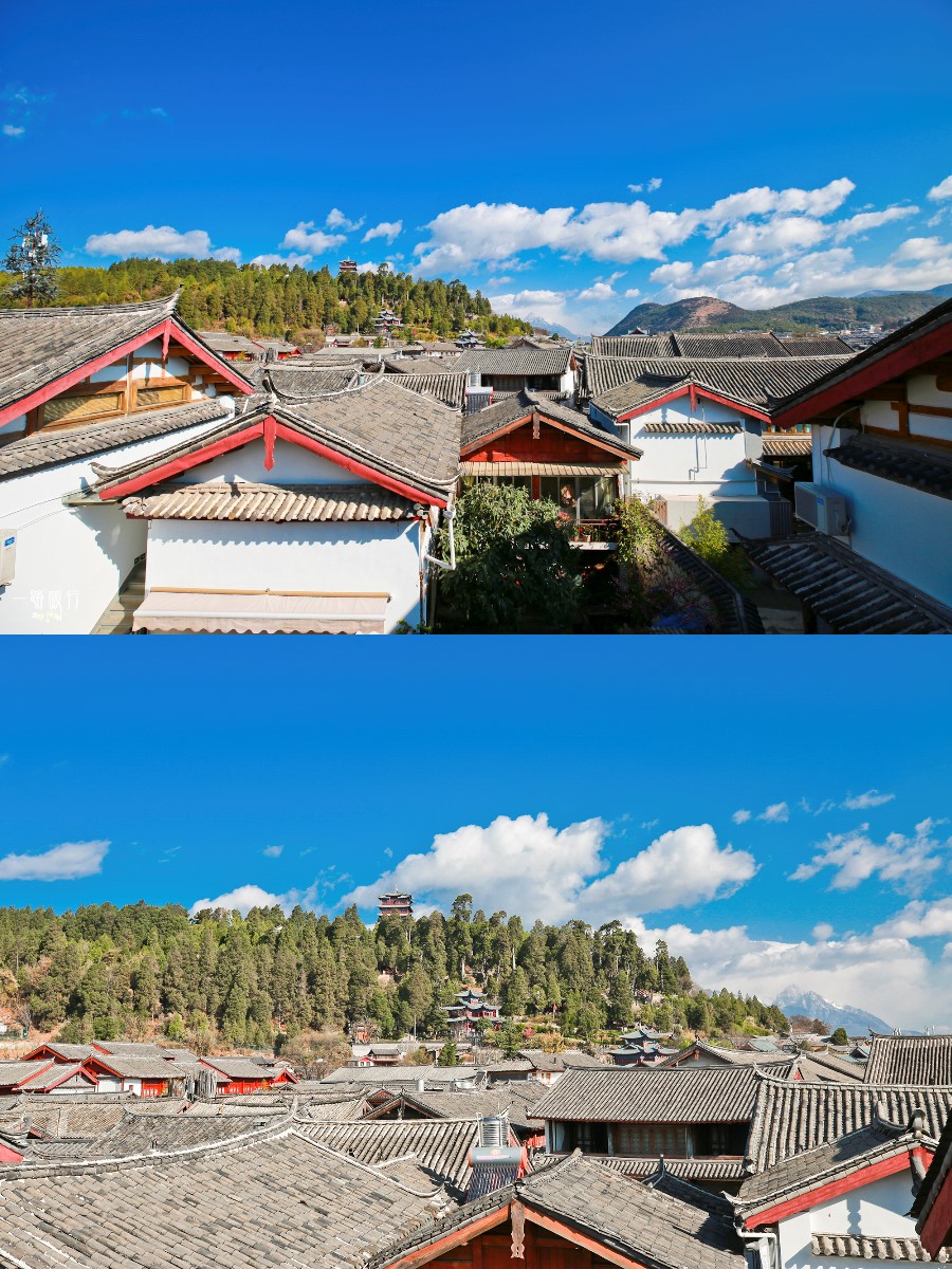 丽江古城三坊一照壁民居,丽江古城四合院客栈