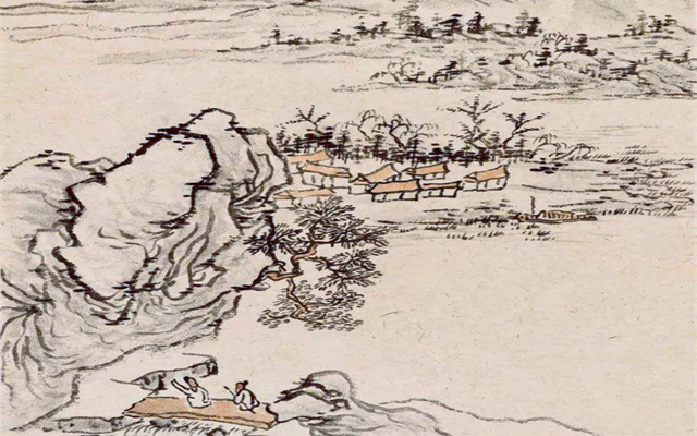 人生必须给自己一座桃花源，“悠悠白云里，独住青山客”