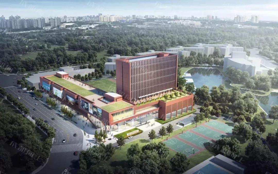 大运村建设火热朝天，成都大学已经上天