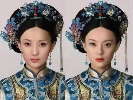 蒋勤勤和孙俪简直太像了,孙俪甄嬛与蒋勤勤纯元皇后对比照