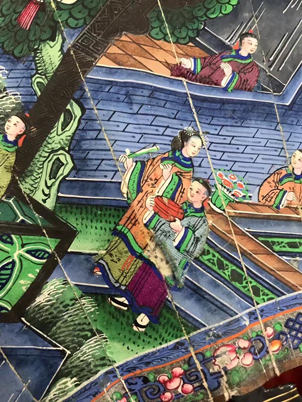 折扇扇面修复方法视频,折扇修复纸