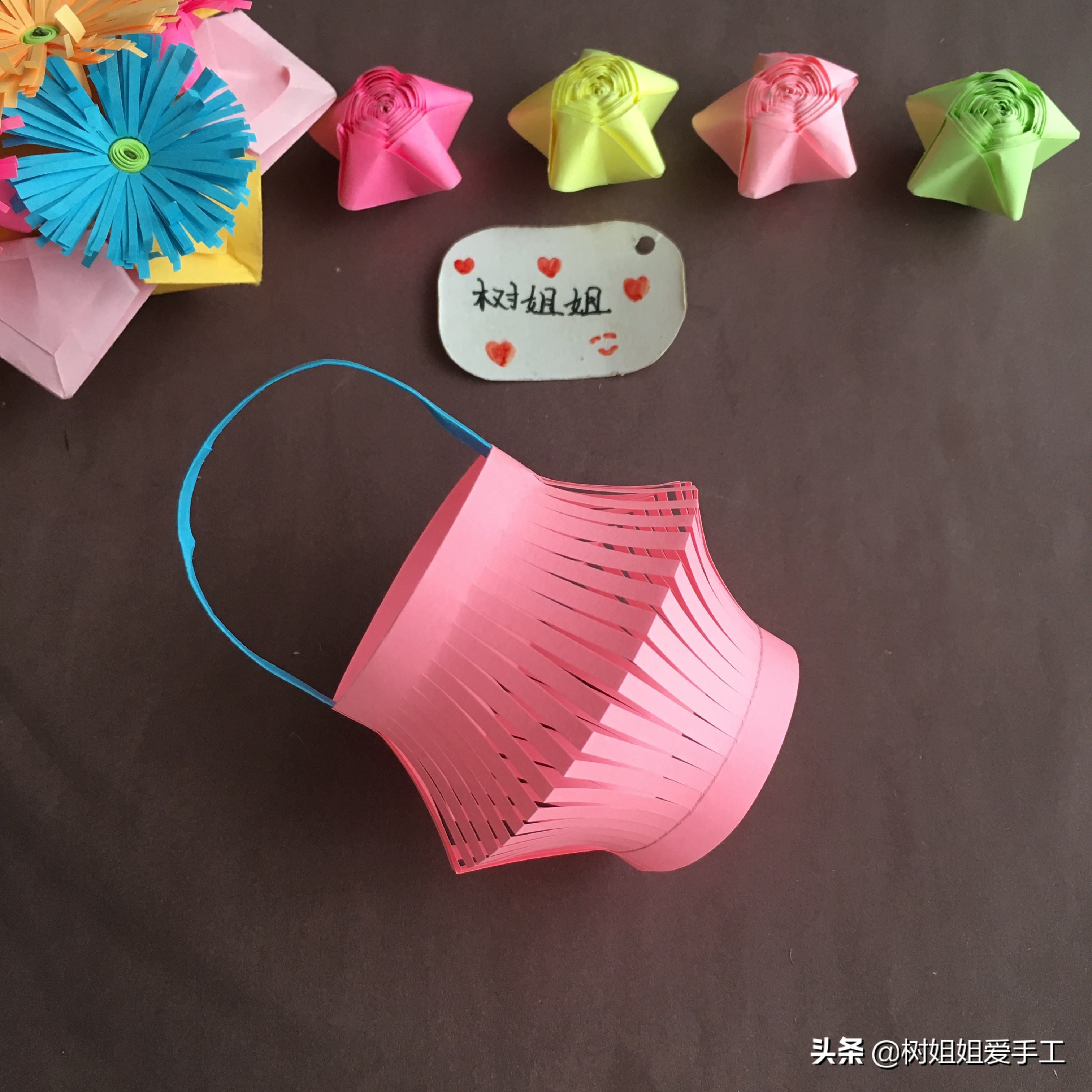 简单的折纸手工灯笼用长方形的纸,折纸手工兔年兔子灯笼详细教程