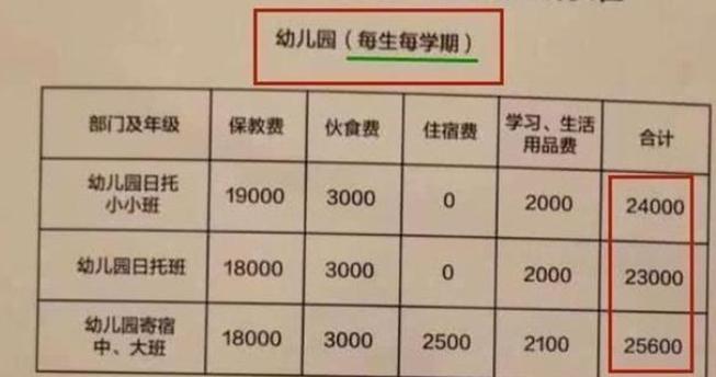 天价幼儿园一年17万元,天价幼儿园