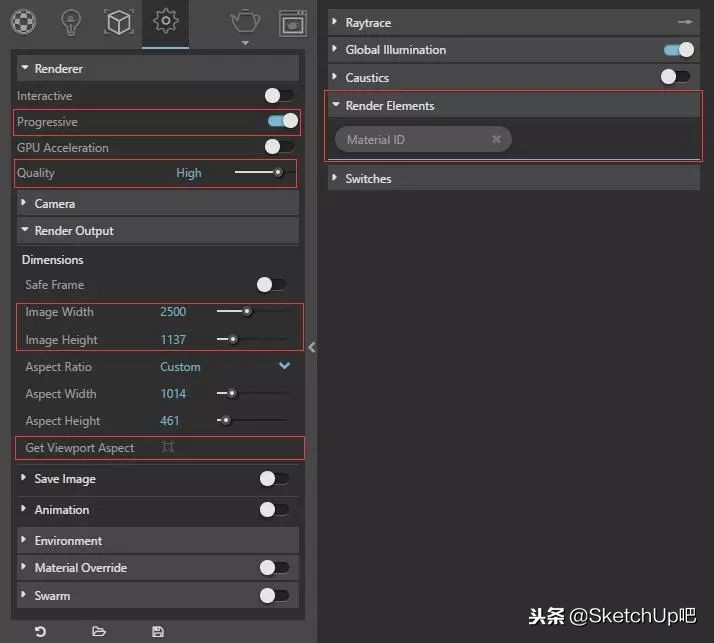 sketchupvray5渲染教程,vrayforsu灯光设置及打法