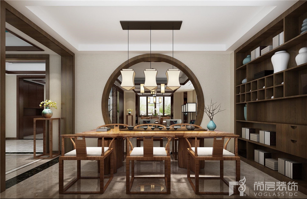 新中式风格融创汣园效果图——温文尔雅