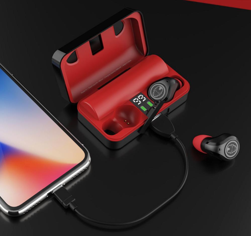 漫威联名蓝牙耳机美国队长,美国队长4新猎鹰