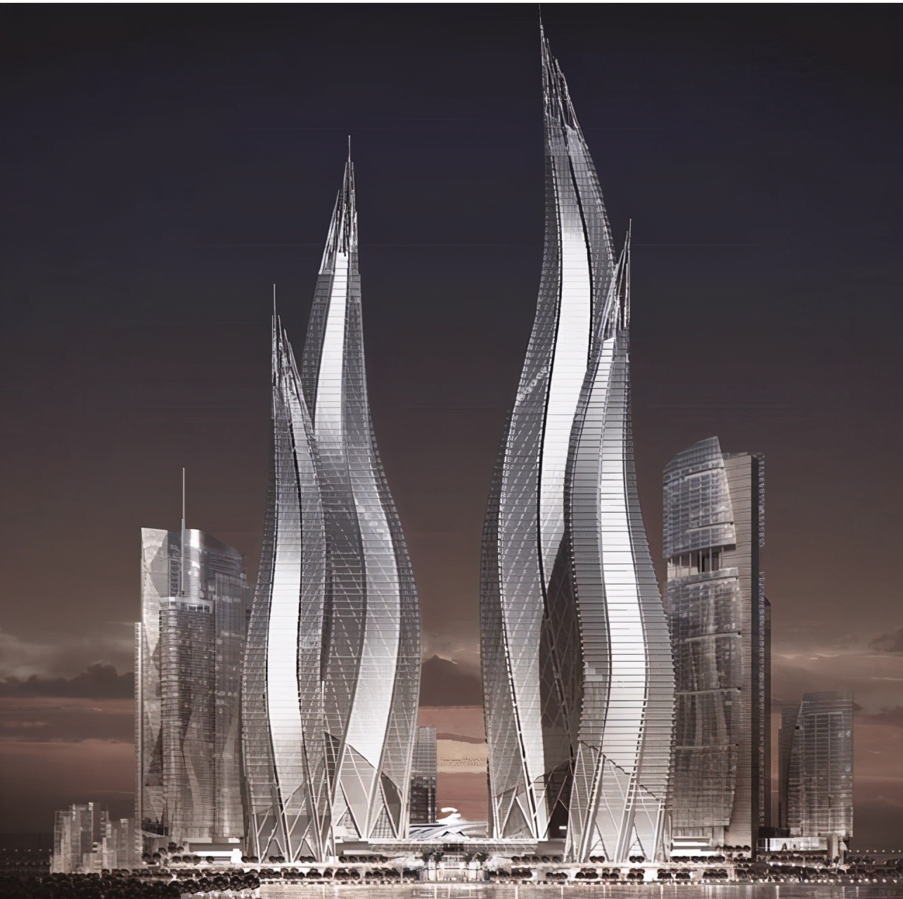 迪拜填海烂尾工程恢复了吗,迪拜旋转大厦建造图