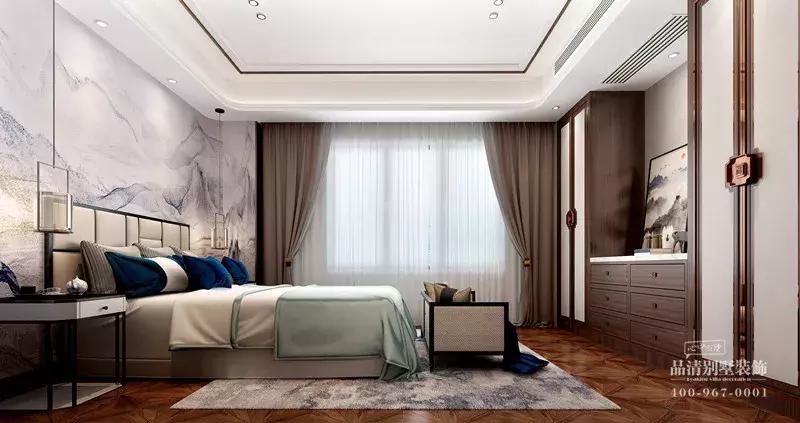 常州别墅装修|东方深沉韵味,幽幽新中式风