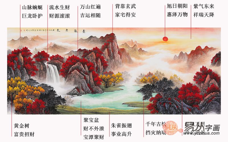 什么样的山水画风水好,山水画的风水寓意是什么