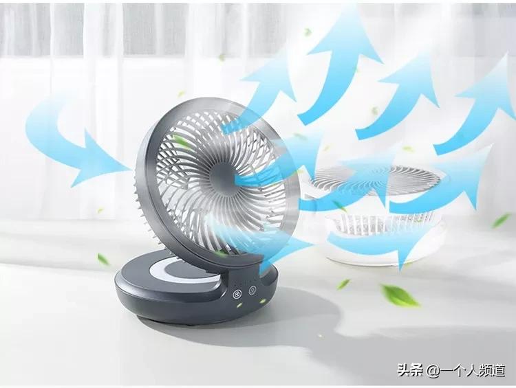 家用空气循环风立体扇,风扇家用卧室超静音空气循环扇