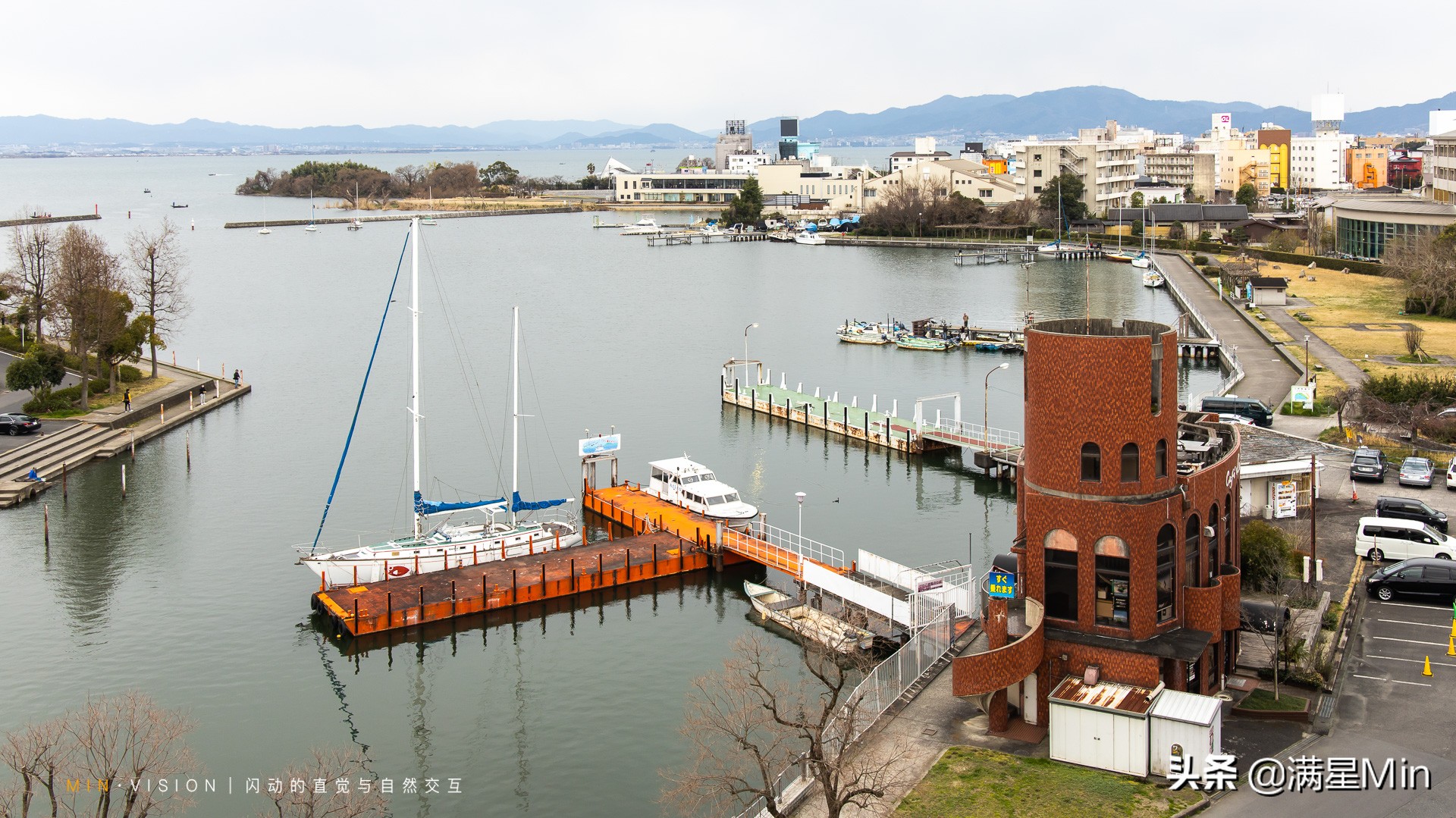 樱花期前站,睡进日本小众旅行地大津暖灯馆,泡汤赏雄琴港湾美景