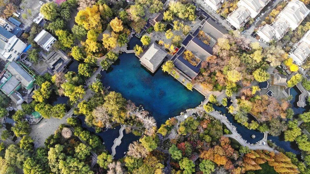 济南四大泉群,济南四大泉群全景图