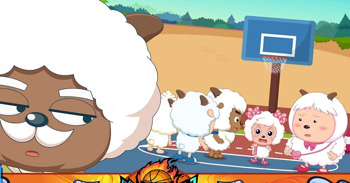 喜羊羊与灰太狼篮球爆照,喜羊羊与灰太狼打篮球的高光时刻