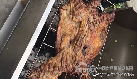 最新烧烤设备炭烤,无烟烧烤炉烤制全过程