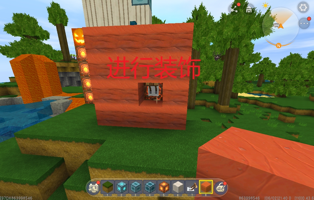 迷你世界滑动方块自动门怎么做,迷你世界简单的自动门教程