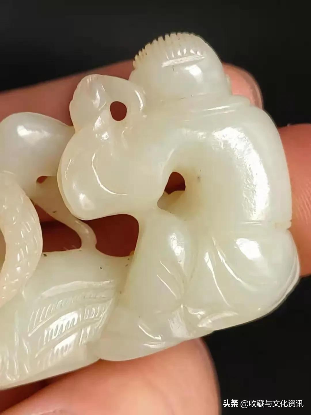 老和田玉童子戏鹅,元代和田玉童子戏鹅鉴赏