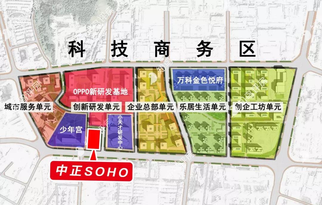 中正soho东莞长安复式楼,长安镇中正soho邮编