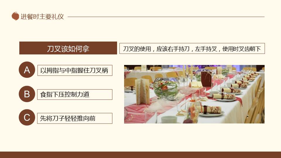 中西方餐桌礼仪培训PPT课件分享，共21P