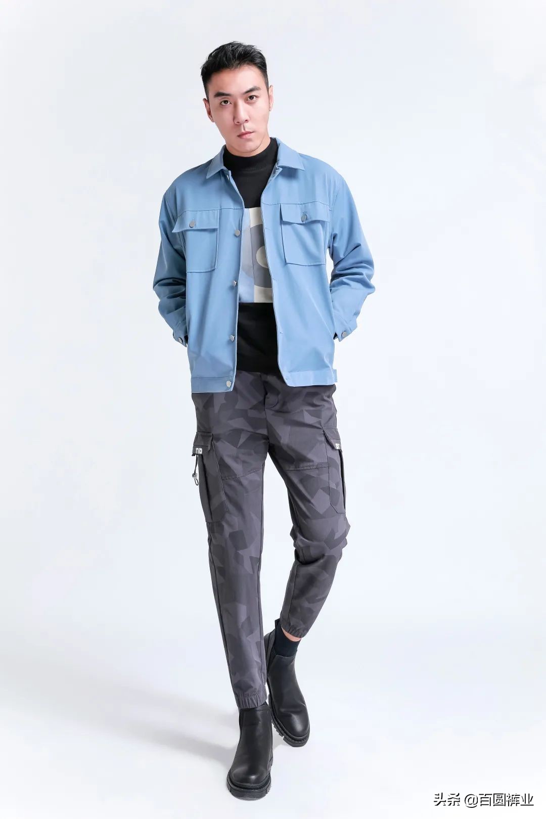 百圆裤业冬季裤子图片,百圆裤业格子裤冬款