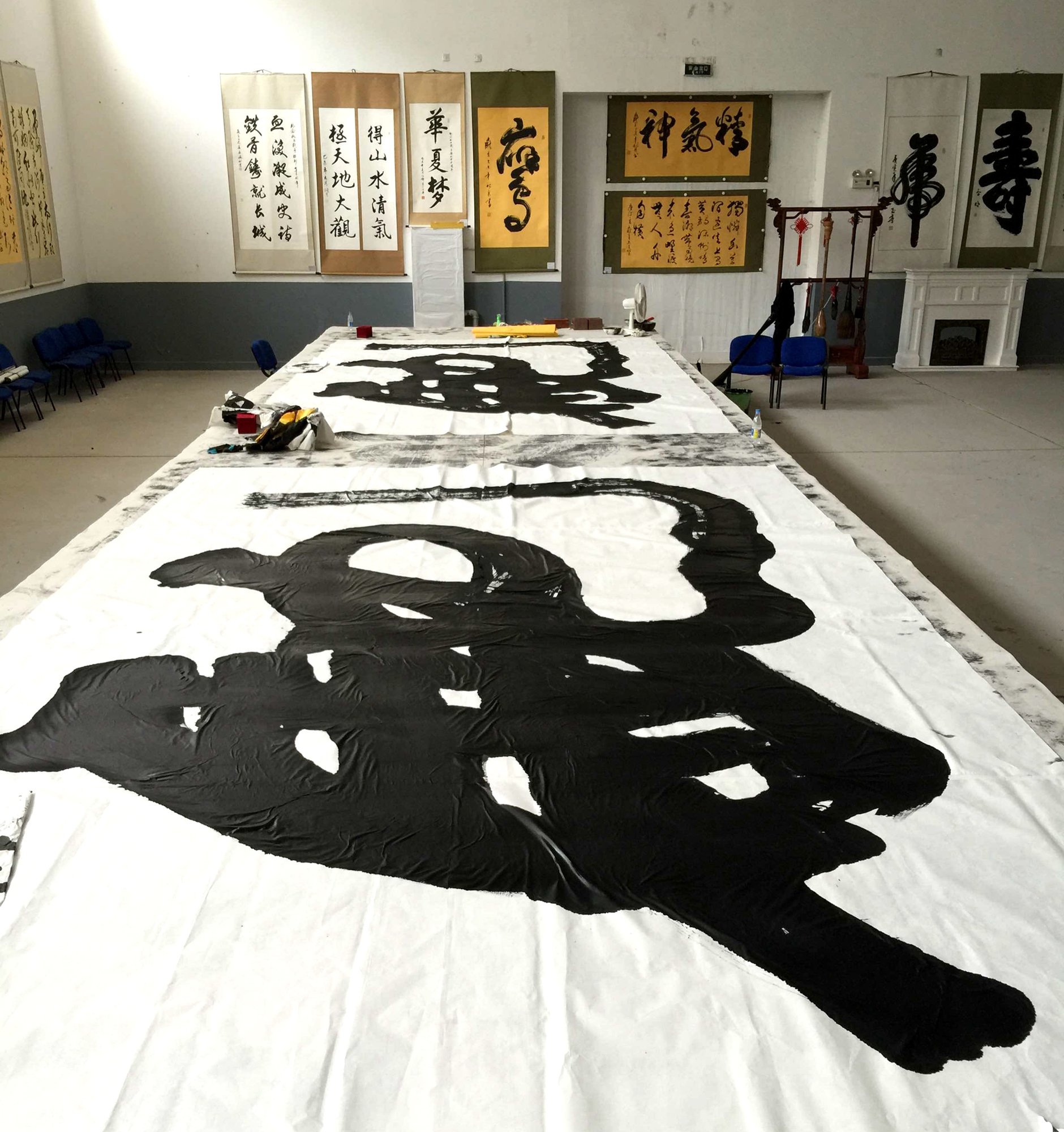 榜书李树,李树的榜书书法价值几何