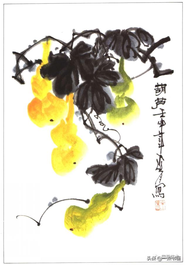 写意蔬果怎么画火龙果,100种写意蔬果画法