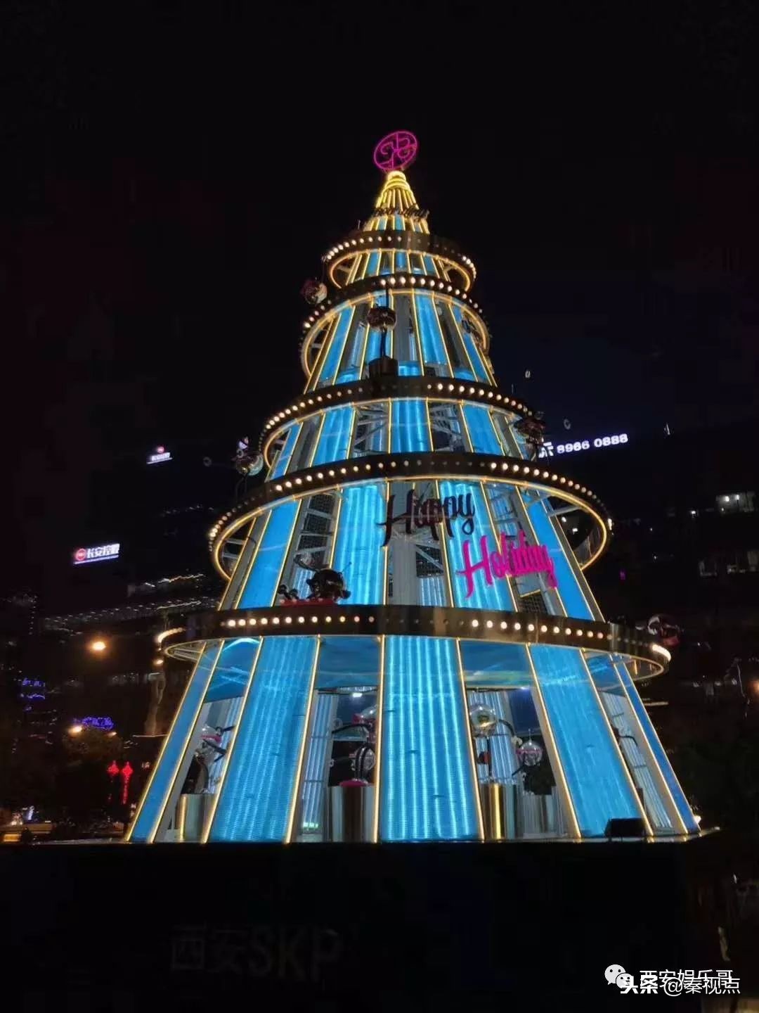 西安圣诞好去处,西安圣诞美陈