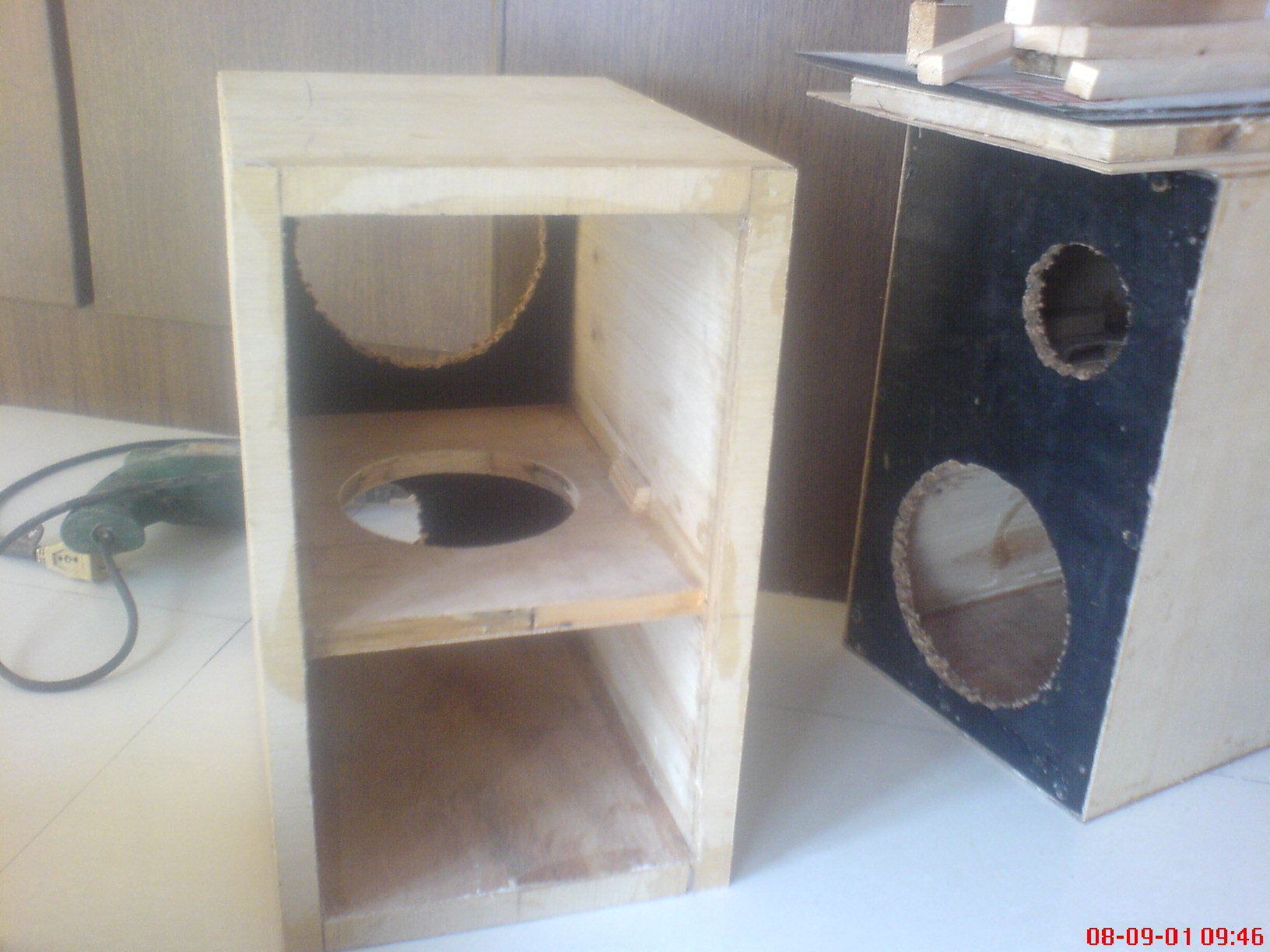 自制10寸三频书架音箱图纸,自制8寸2分频书架音箱