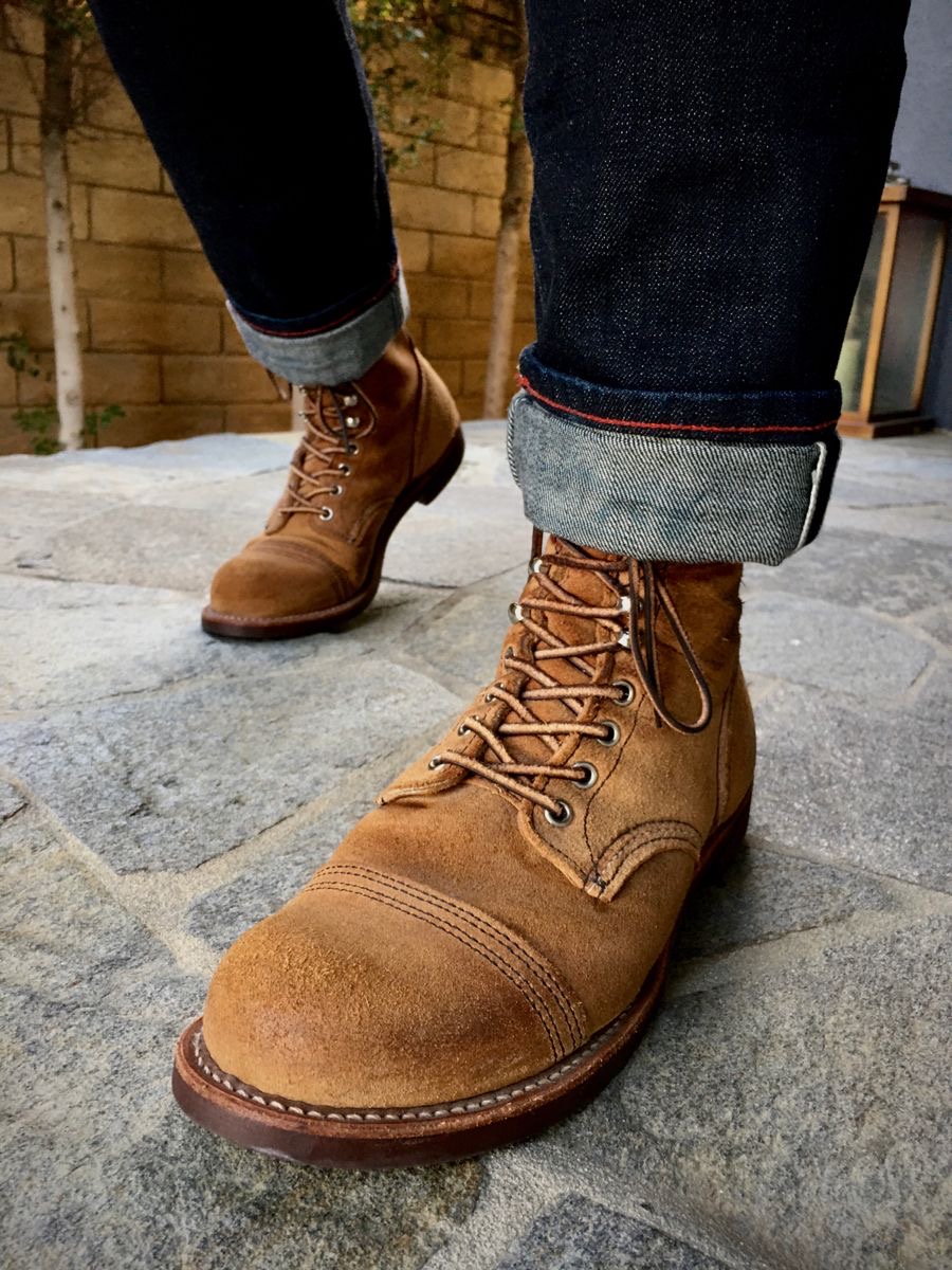 redwing外国穿搭,redwing搭西装