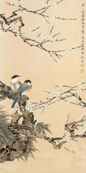 陈之佛工笔花鸟画技法解析,陈之佛花鸟画教程视频