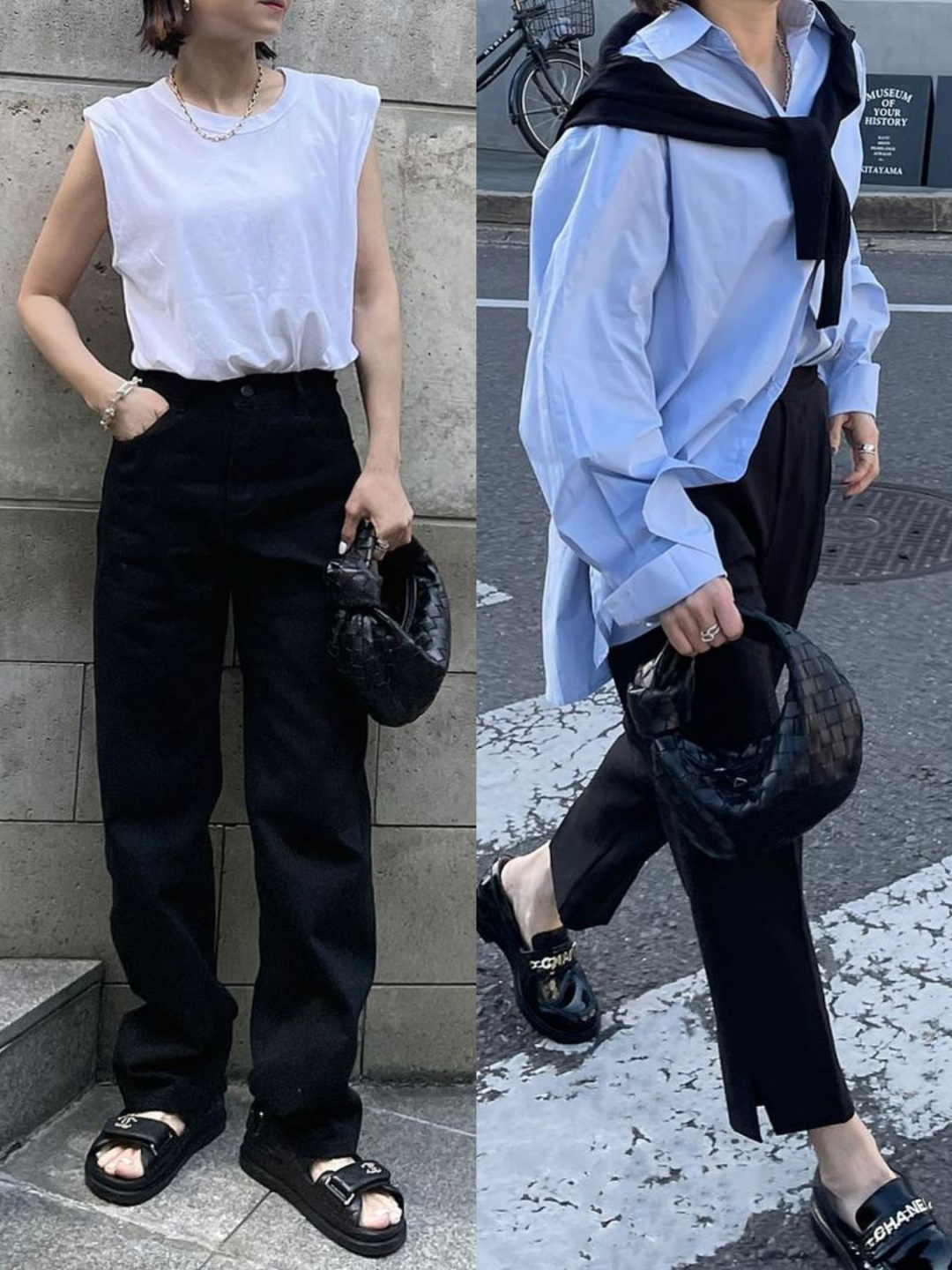 三七分穿搭女生高个子,九分小个子穿法