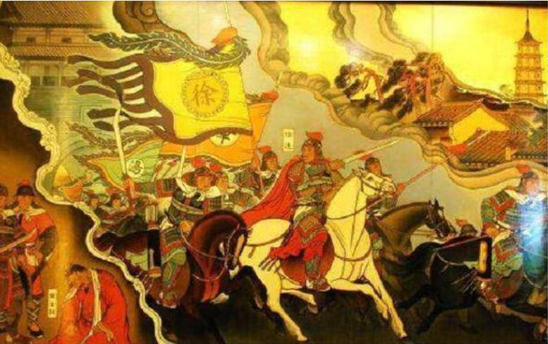 徐达北伐和太平天国北伐,三维地图徐达北伐燕云十六州