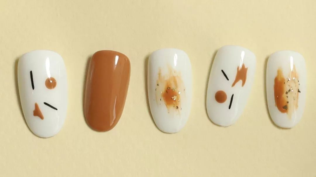 秋冬美甲小红书,美甲推荐中款ins