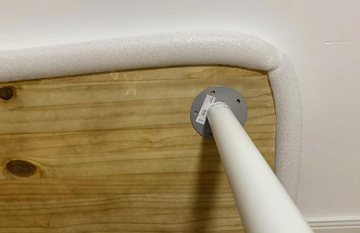 110厘米实木书桌,简易木质书桌组装