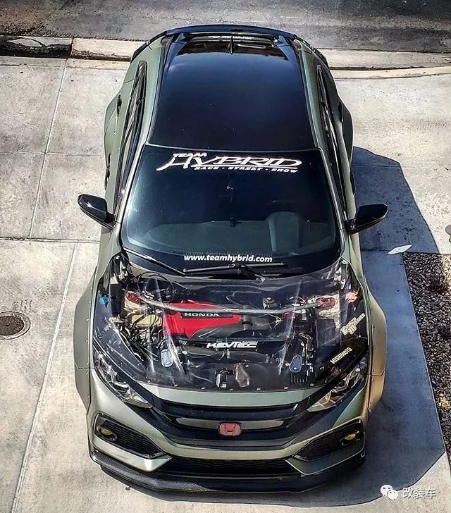 十代思域无损改装音响不改功放,十代思域hatchback红色改装方案