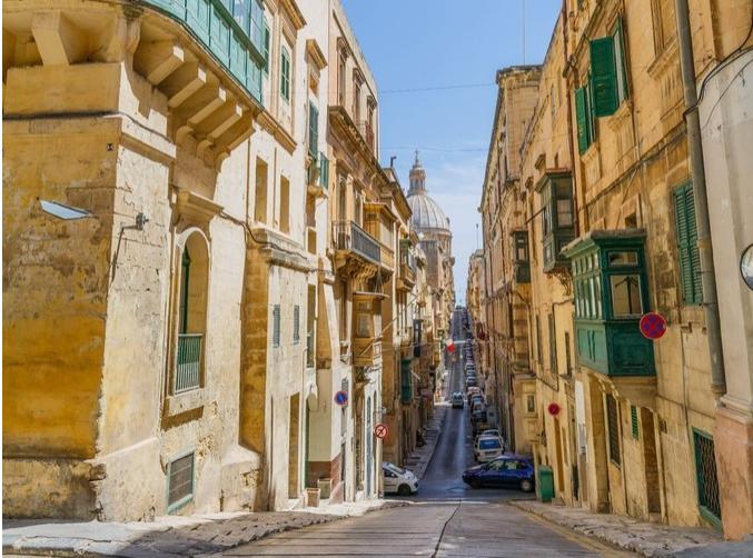 马耳他地中海迷人蓝色海水,地中海明珠马耳他视频