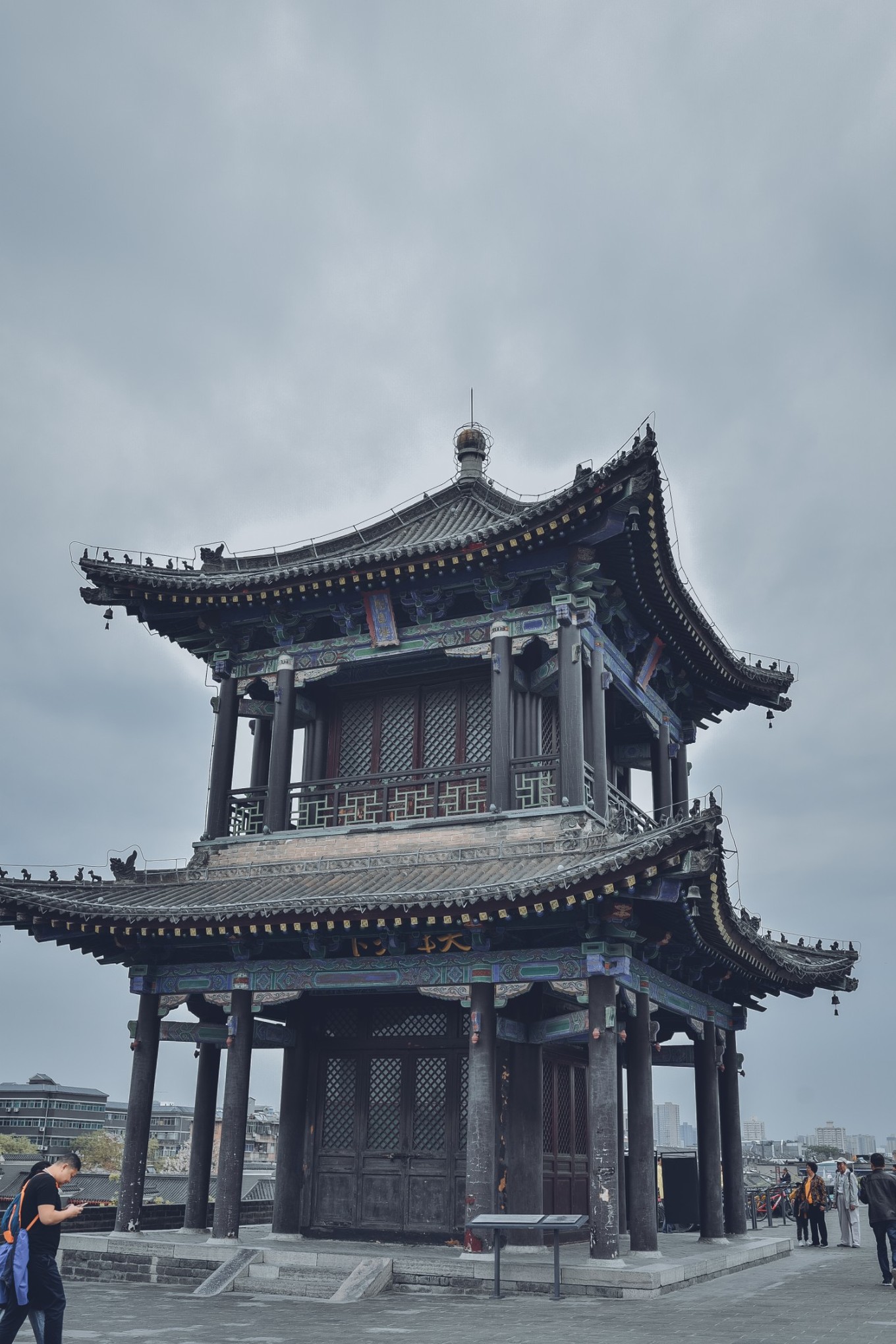 西安网红打卡地西安城墙,西安古城网红视频