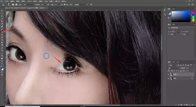 ps图片人物变得会眨眼睛,用ps制作眨眼图片